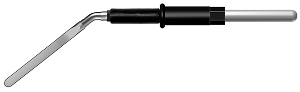 Электрод-нож изогнутый, 2 х 0,5 мм