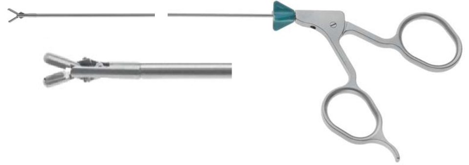 Щипцы эндоскопические биопсийные, с двумя рабочими браншами, длина 600 мм, диаметр 5 Charr., ригидные