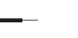 Электрод-игла, 0,1 мм,  изогнутый стержень; 2,4 мм