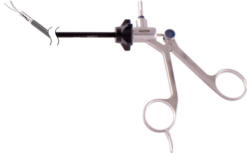 Ножницы эндоскопические поворотные изогнутые (5 мм)