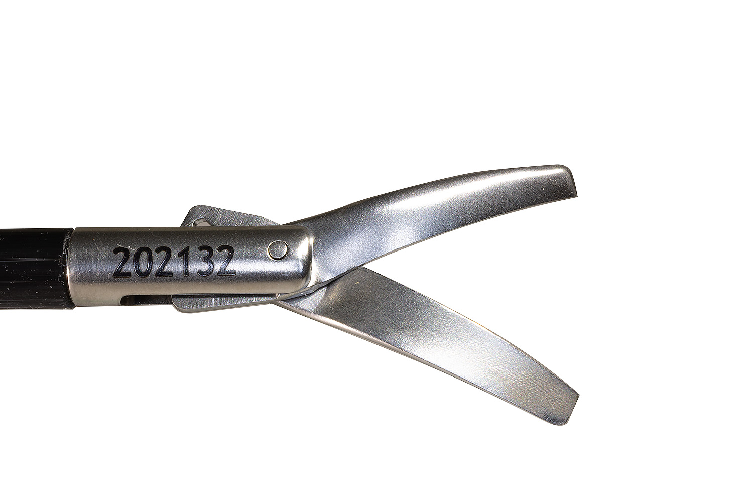 Ножницы эндоскопические поворотные с двумя подвижными браншами изогнутые (5 мм)