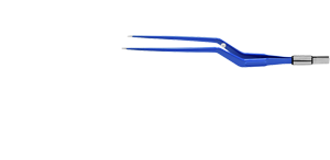Биполярный пинцет байонетный прямой антипригарный CLEANTips (190 мм)